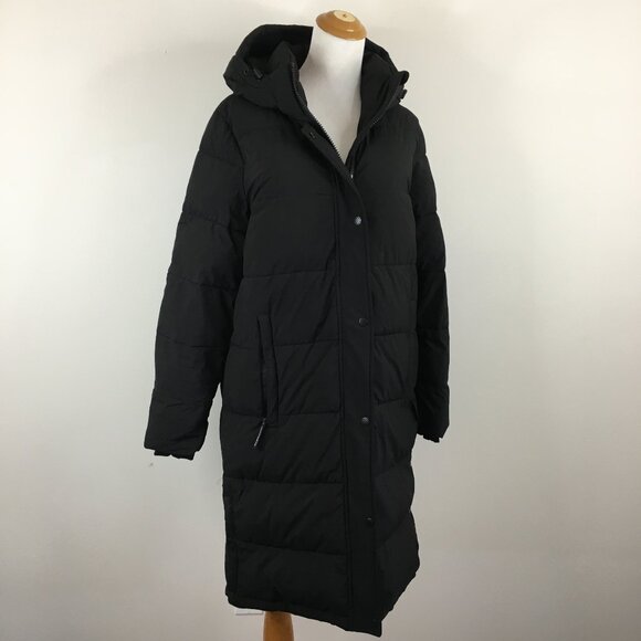 BCBGENERATION Removable Hood Feather Free Eco Friendly Fill Zip Pocket Jacket - Picture 1 of 11